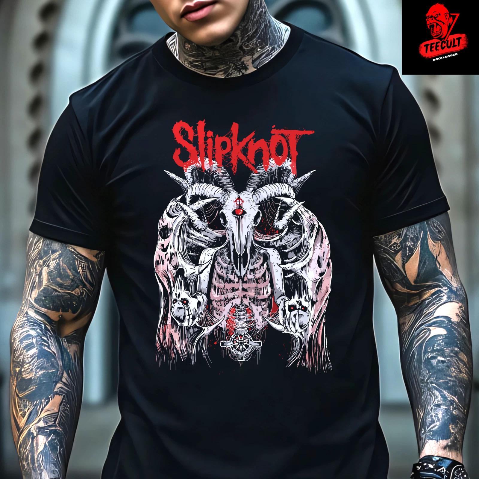 Men s and Women s T-shirts Slipknot Metal Rock Band Tee Unisex Heavy Cotton L