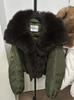 European Station Winter New Natural Fox Fur Collar Down Jacket Women's Short Thickened Warm Fashion Fur Jacket
