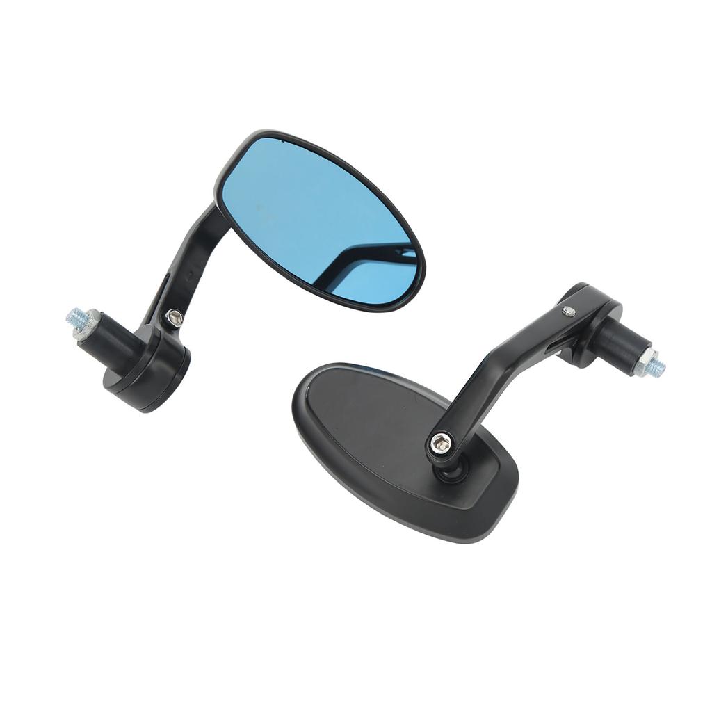 1 Pair 78in Motorcycle Rearview Mirrors Universal Handle Bar End Side Mirror Replacement for