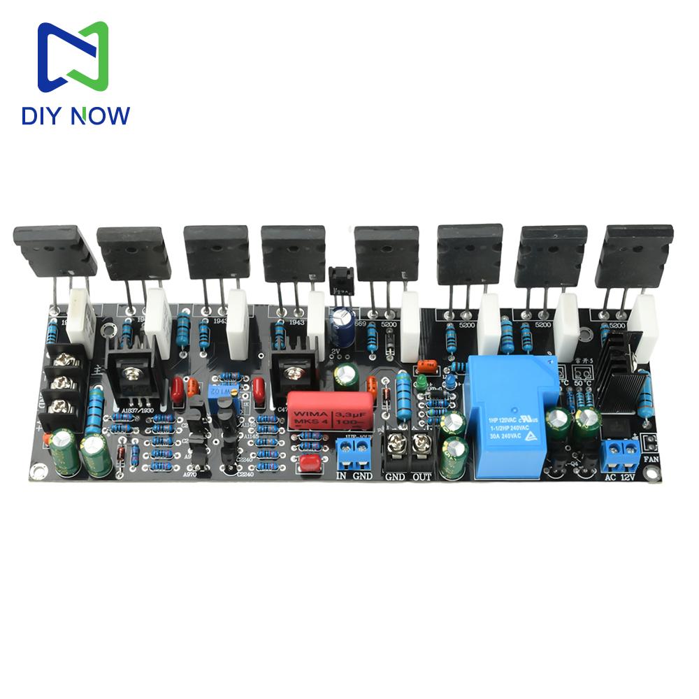 DC 20V-90V 400W Power Amplifier Board Speaker Protection Upgraded Mono Power Amplifier 1943+5200 High-Power Audio Amplifier