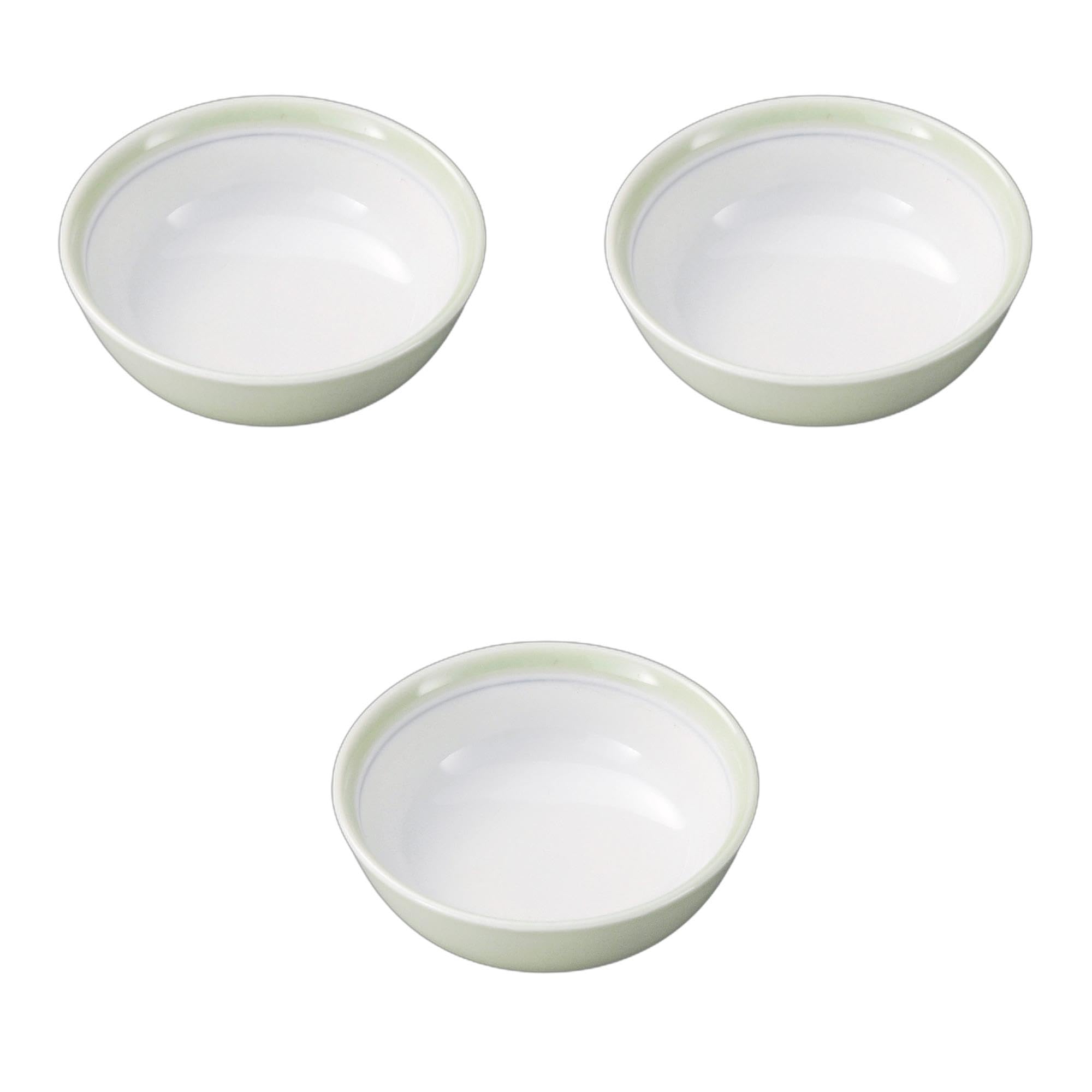 Setomonohonpo (Setomonohonpo) Set of 3 White Round Small Bowls with Hiwa Pattern [11.2 x 4.5cm] | Small Bowls, Ceramic
