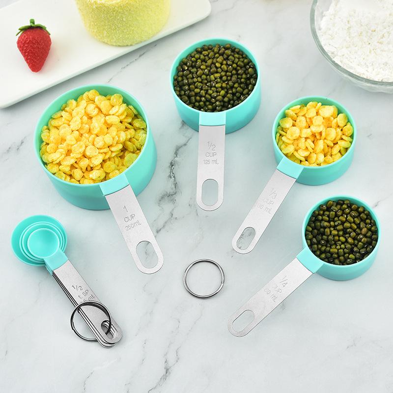 4/8Pcs Measuring Tools Kitchen Measuring Spoons Teaspoon Sugar Scoop Cake Baking Flour Measuring Cups Kitchen Measuring Spoons