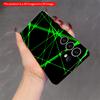 2DFlat Samsung phone case Neon Green Geometric Grid Phone Case Applicable to Galaxy S22 S23 S24 S25ULTRA S26 A12 A13 A14 A15 A16