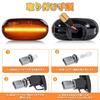 GemPro Civic 4D Side Hybrid Flashing Turn Honda Exterior Custom Smoke Lens Markers, Inspection-compliant, Signals, Parts,