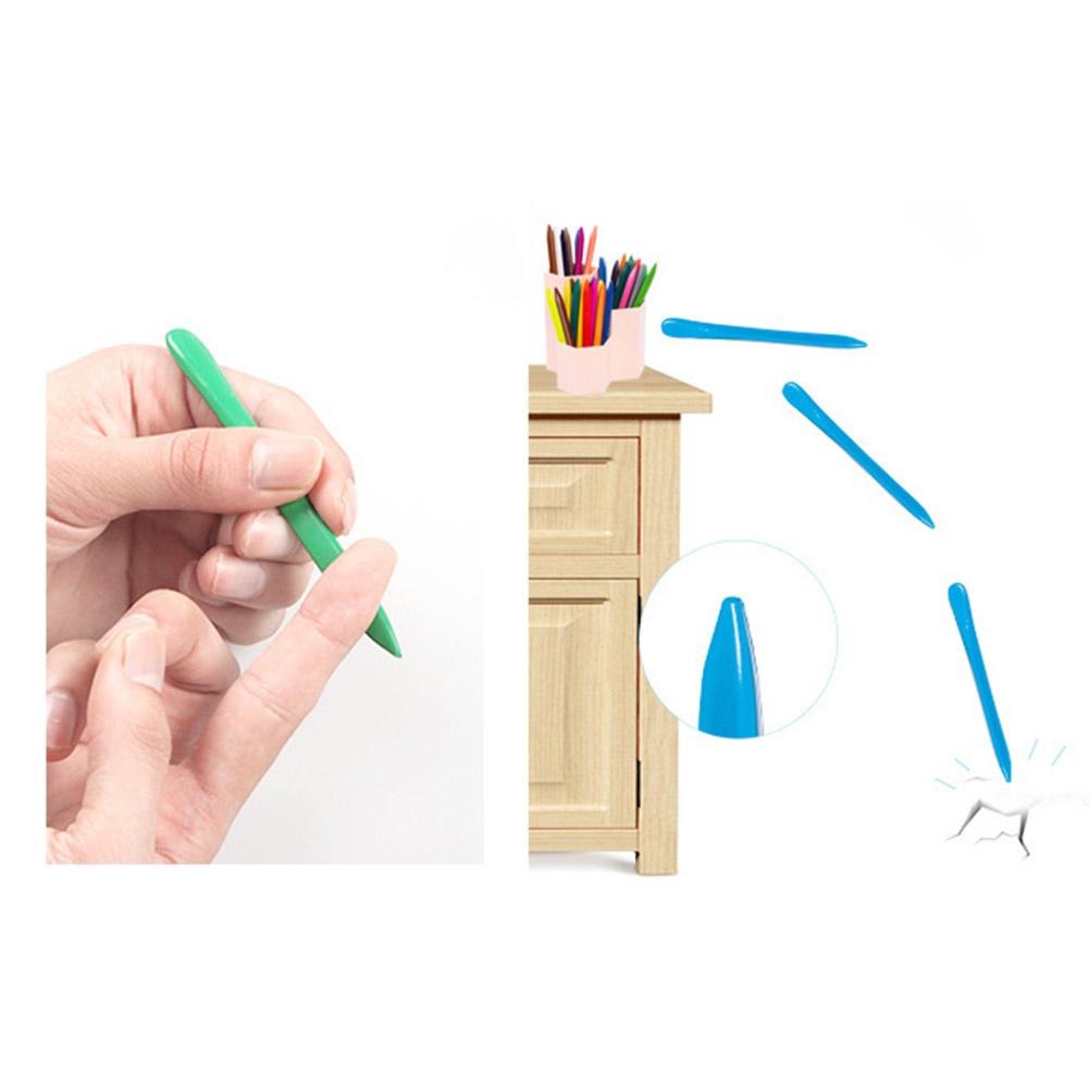 Lápis de Cera Triangulares de 36 Cores Laváveis e Não Tóxicos Lápis de Cera para Pintura Infantil
