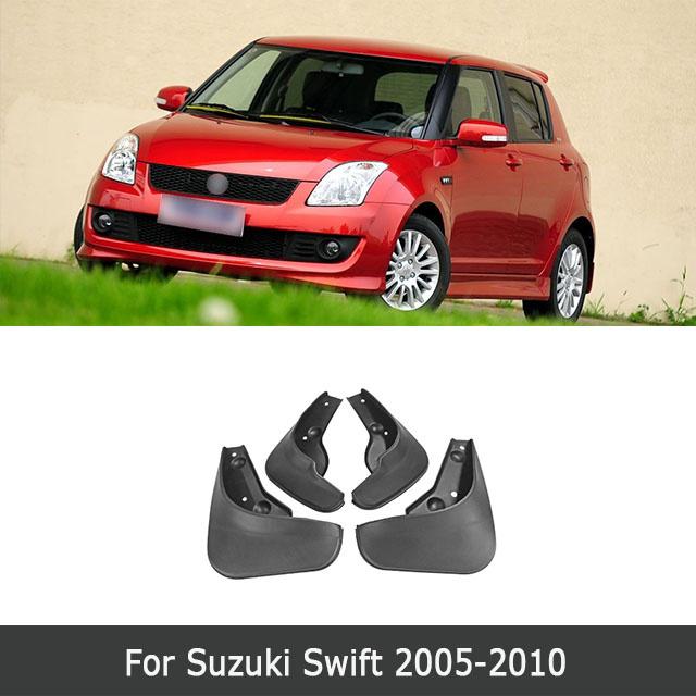 

Автомобильные брызговики для Suzuki Swift 2017-2005, брызговики для крыльев, авто брызговики, аксессуары для брызговиков 2016 2015 2014 2010 2008 2005-2010