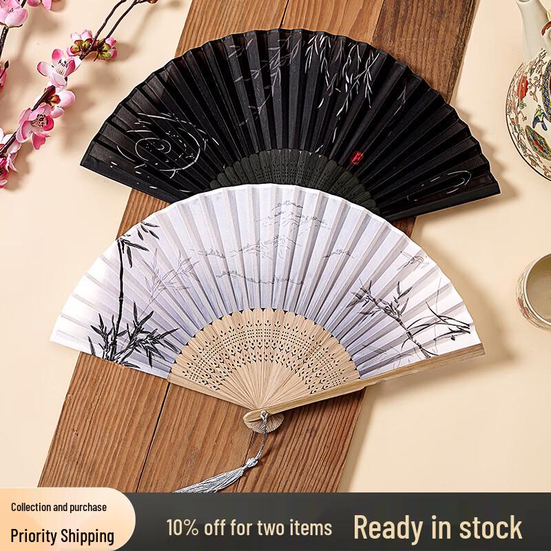 Портативный складной веер в китайском стиле