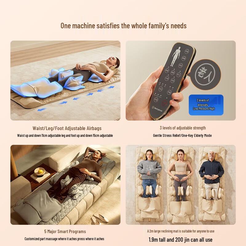 Westinghouse S208pro Full-Body Massage Cushion with Integrated Leg & Foot Massager