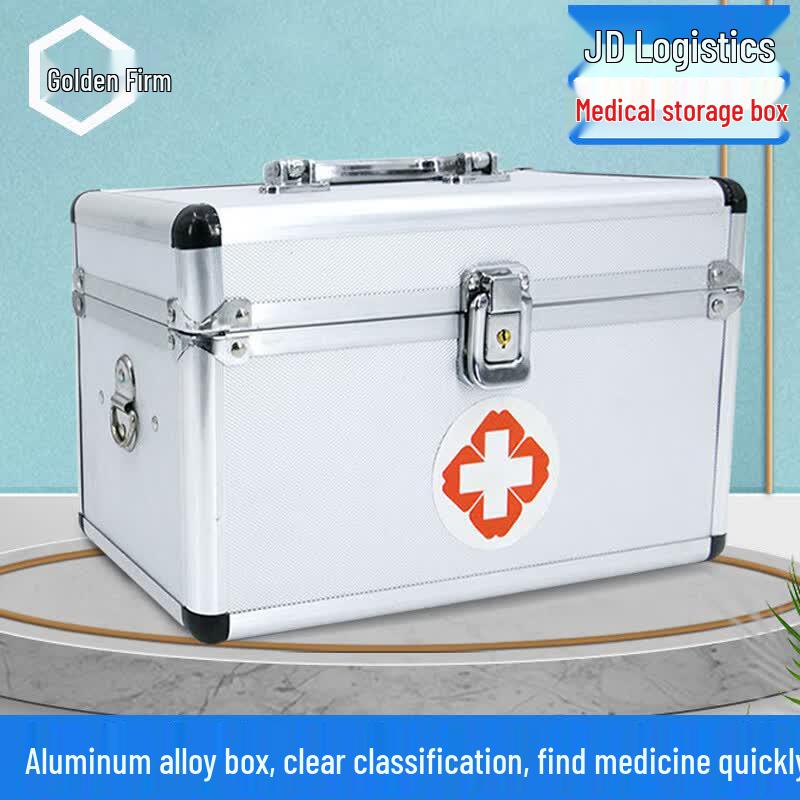 Aluminum Alloy Home Medicine Box 12 inch