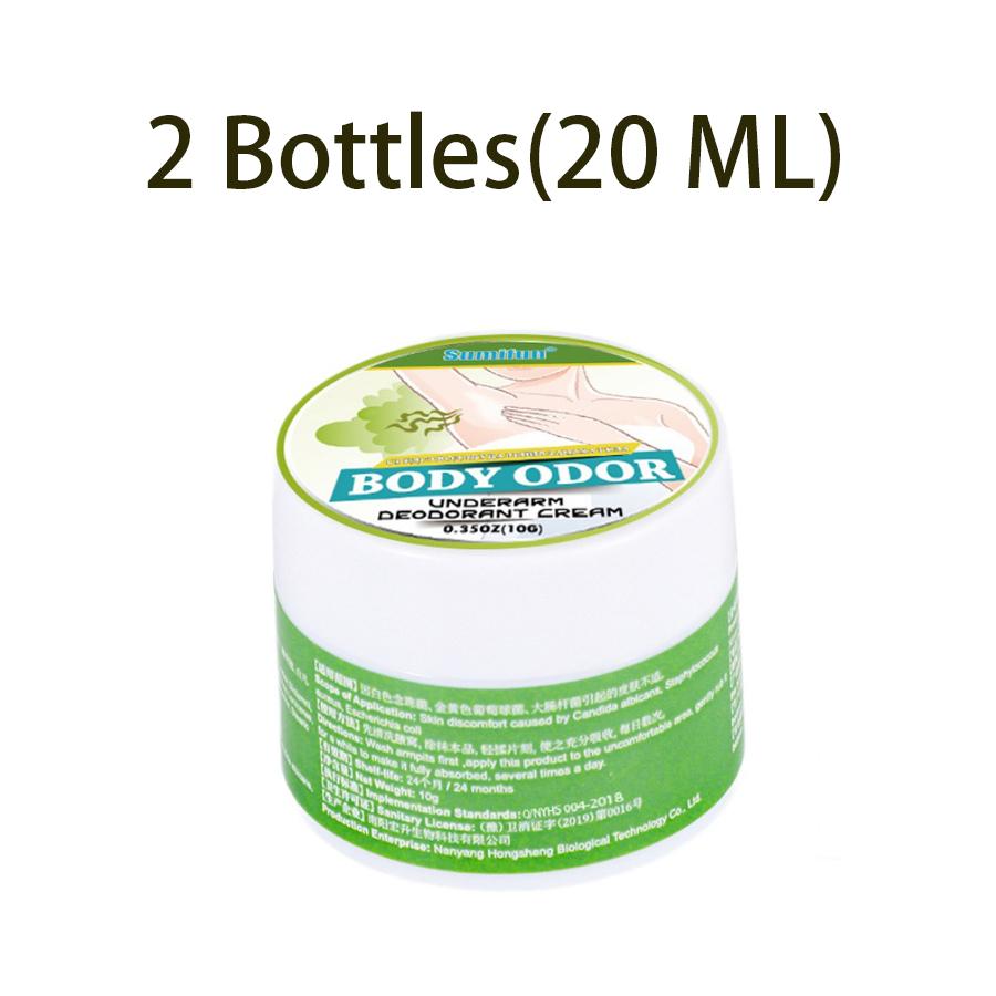 Sumifun 10/20/50 ML Relieve Body Odor Herbal Ointment Underarm Sweat Odor Removal Lasting Deodorizer Eliminate Bad Smell Antiperspirants