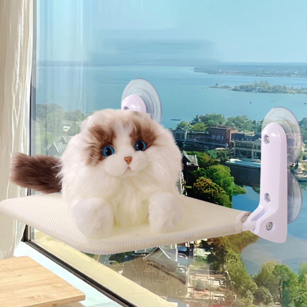 Breathable Suction Cup Cat Hammock Wall Mounted Suspended Cat Nest Windowsill