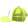 CHROME HEARTS [Excellent Condition] 040-055243 3 Cemetery Cross Patch Trucker Cap Hat 53-60 Neon yellowUsed