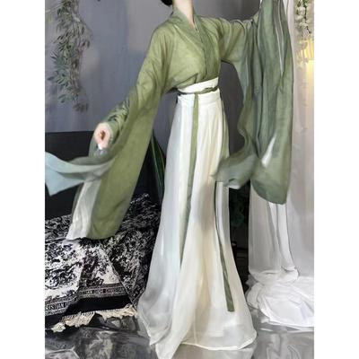 Chinese Wei And Jin Dynasties Style Hanfu Daily Fairy Suit