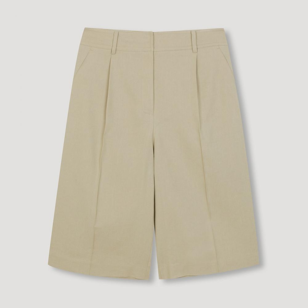 

She S miSS One Tuck Half pantS SwwSpn21710 Be beige/55