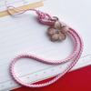 Mobile Phone Chain Lanyard Short Mobile Phone Lanyard Wrist Hand-woven Flower Key Pendant