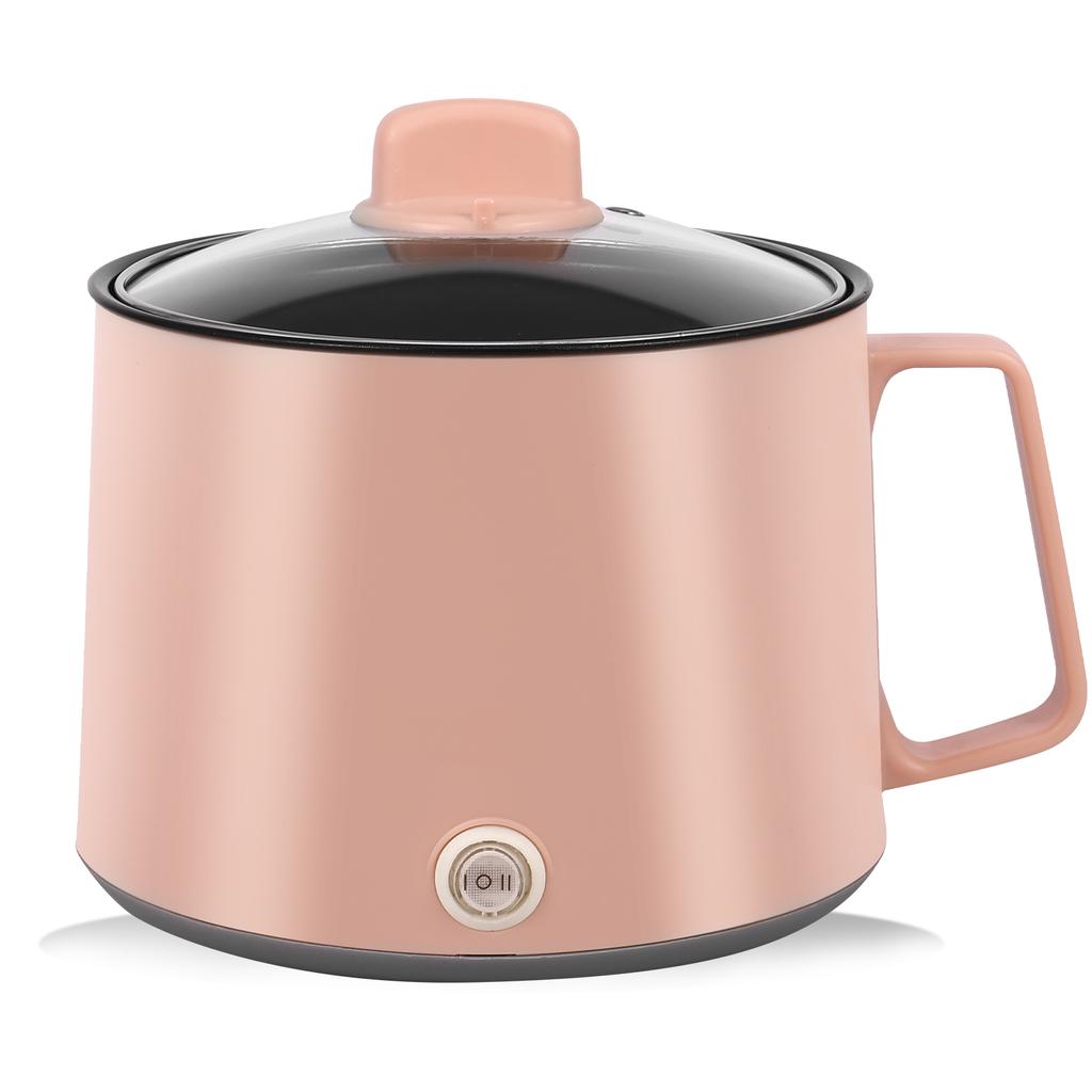 Mini elektrický rýžovar Nepřilnavý multifunkční elektrický rychlovarný stroj s napařovačem pro 1-2 osoby Zásuvka na domácí koleji