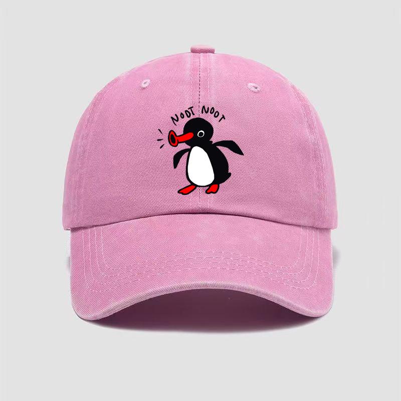 Men Hats Women Visor Protection Snapback Pingu Pinga Penguin Tv Caps Noot Baseball Cap All-Match Trendy For Daily