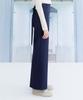 THE STUDIO K Embroidered Belt Pants_Navy