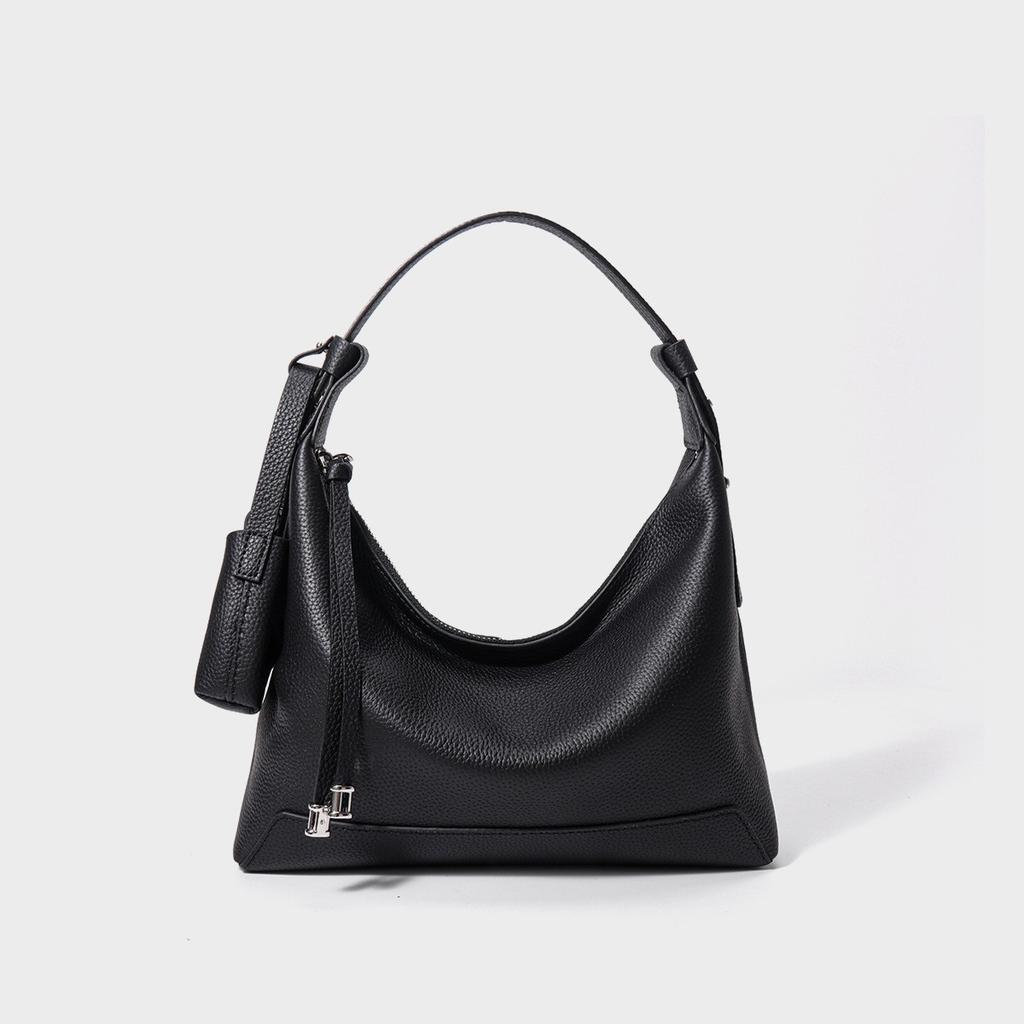 Women's Niche Luxury Single Shoulder Underarm Crossbody Bag, Large Capacity Tote Bag, High-End Genuine Leather Women's Bag