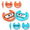 Yaxo wheels set inferno orange-blue steering wheel covers