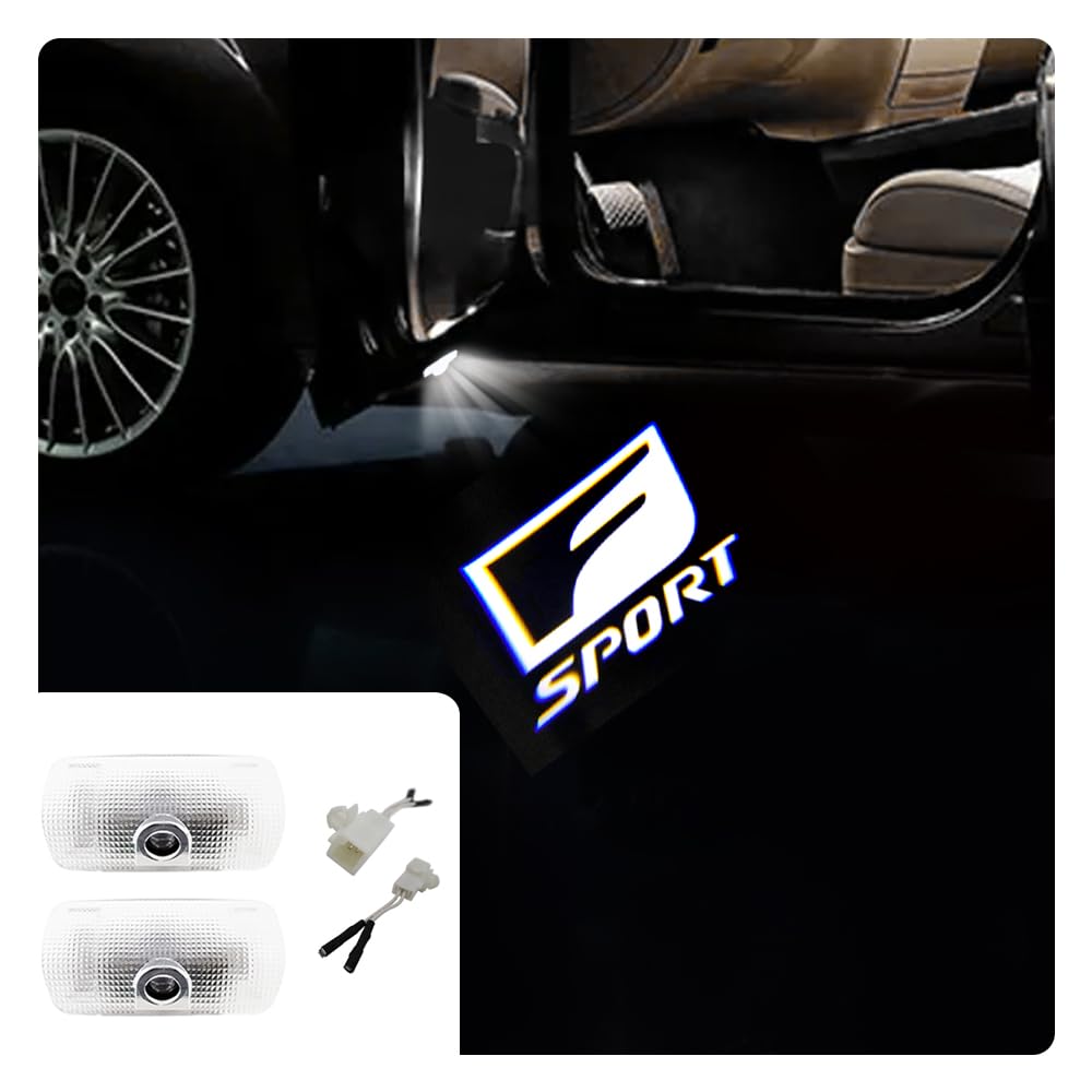 Courtesy Light, Car Curtain Lamp, Fade-Resistant, LED Logo Projection Courtesy Light, Door Light, Set