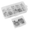 10/40pcs Fishing Rod Guide Ring Stainless Steel Top Tip Repair Kit Replacement Smooth Mini Convenient Outdoor Accessories