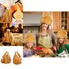 Plush Chicken Leg Cap For Adults And Kids Fun Chicken Thigh Headpiece In Stock