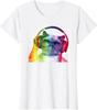 Cool Kitty DJ Music Electro Parties Graphic Men Women TShirt T-Shirt Cotton Men Clothing Daily Four Seasons Shirts for Men Shirt