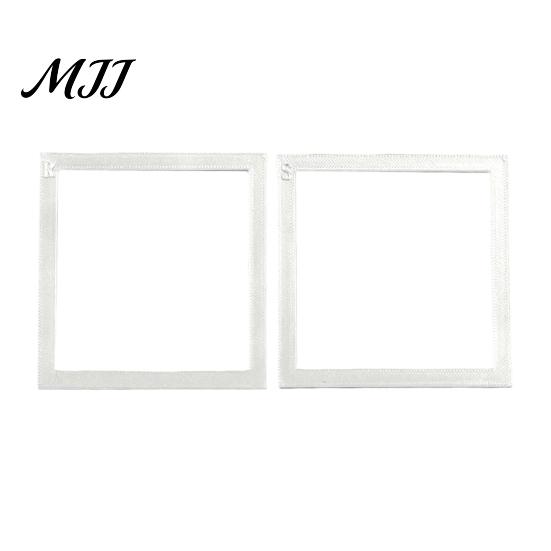 Rhinestone Painting Alignment Tool 2Pcs Art Positioning Frame, & Straight DIY Craft Supplies Edge Ruler, 3D Printed Auxiliary Frame for Crafts Ruler