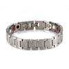 Men's Stainless Steel & Titanium Fish Scale Bracelet - Saturn Chain Design