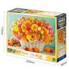 Epoch 1053 Super Small Piece Jigsaw Puzzle, FlowerGarden, Happy & Rich Lucky Yellow (26x38cm), 32-609, Includes Glue, Spatula, and Score Ticket