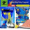 Fishing King 300g Stinky & Fragrant Fish Bait - Effective for Crucian Carp, Carp, Grass Carp, Bream - Strong Formula for Wild Fishing