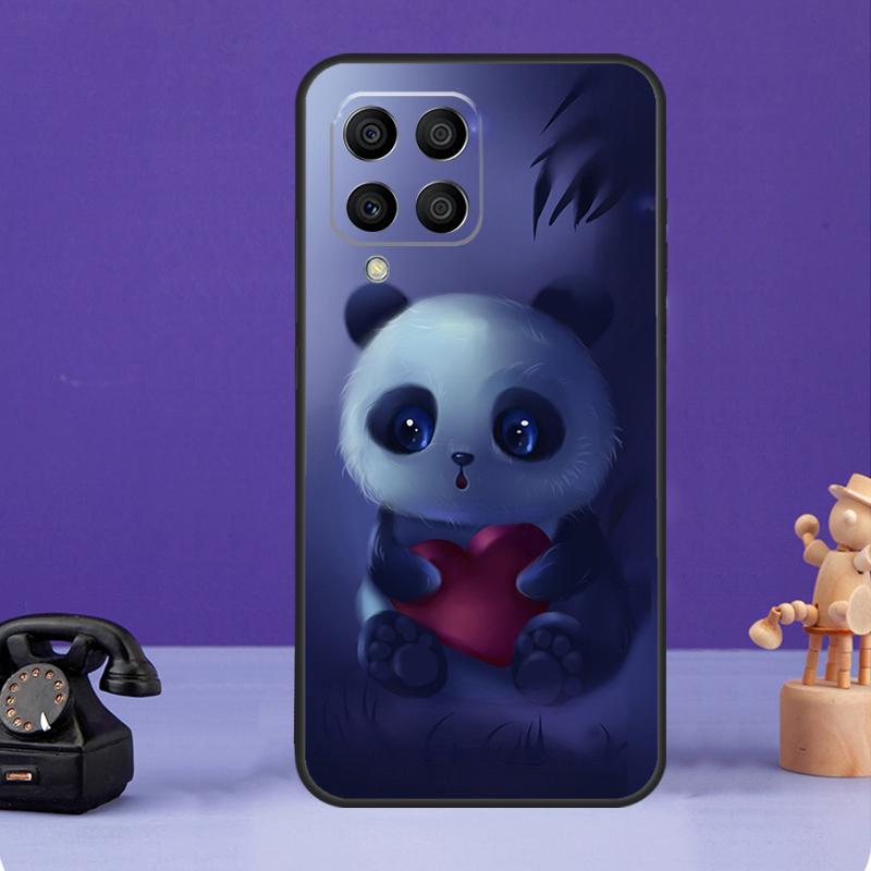 Husă drăguță Baby Panda pentru Samsung Galaxy M55 M21 M31 M51 M12 M32 M52 M20 M13 M23 M33 M53 M14 M34 M54 M30s