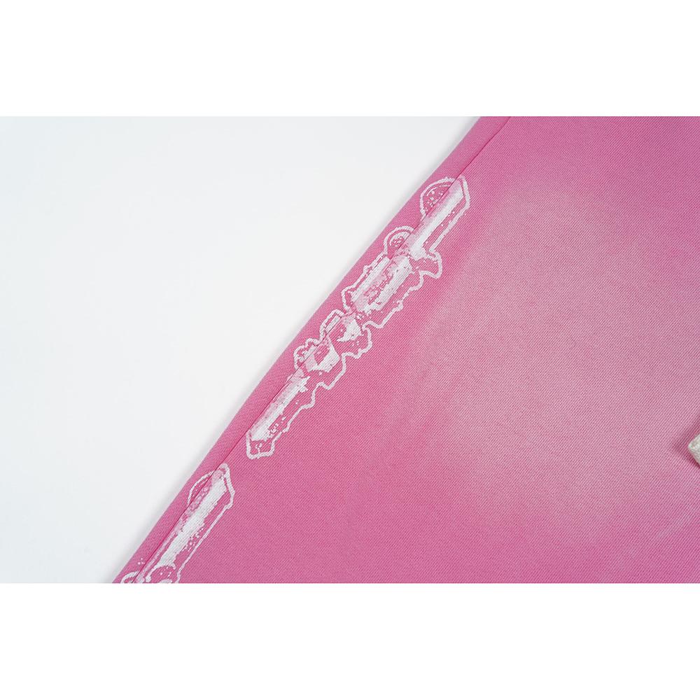 LOSTSHDWS Washed and Aged Pink, High-quality Pure Cotton, Fashionable and Trendy Brand Sanitary Pants and Pants