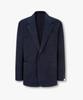 Man On The Boon Washed Cotton Single Jacket_Navy 4716102002