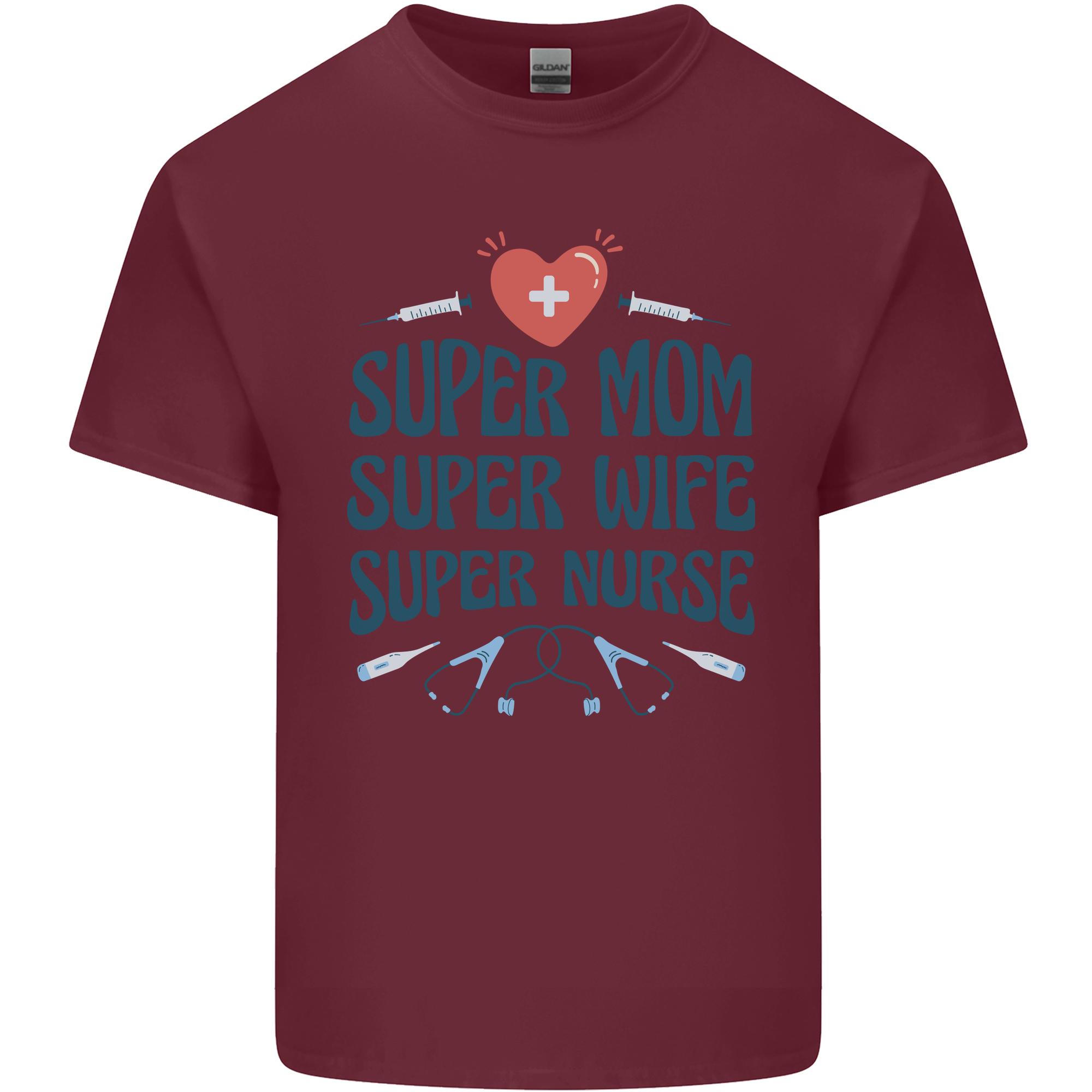 Super Mom Wife Nurse Mothers Day Gift Unisexs Light Cotton TShirt S