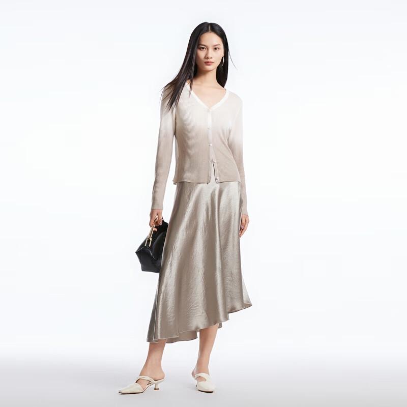 VEROMODA Women's Gradient V-neck Knit Cardigan