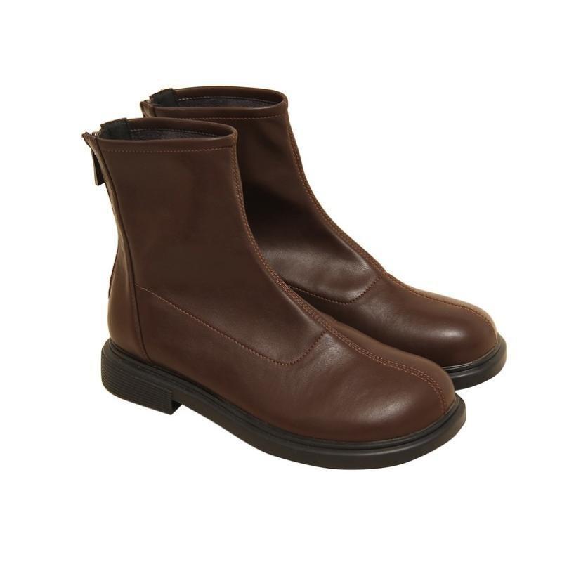 

Fashion Short boots elastic bare boots 2025 new single boot spring and autumn flat bottom super high heels boots 40