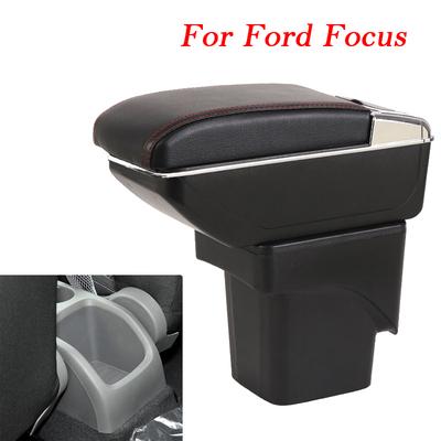 Υποβραχιόνιο αυτοκινήτου Ford Focus 2 Mk2 2005-2011 Περιστρεφόμενο Κουτί αποθήκευσης κεντρικής κονσόλας