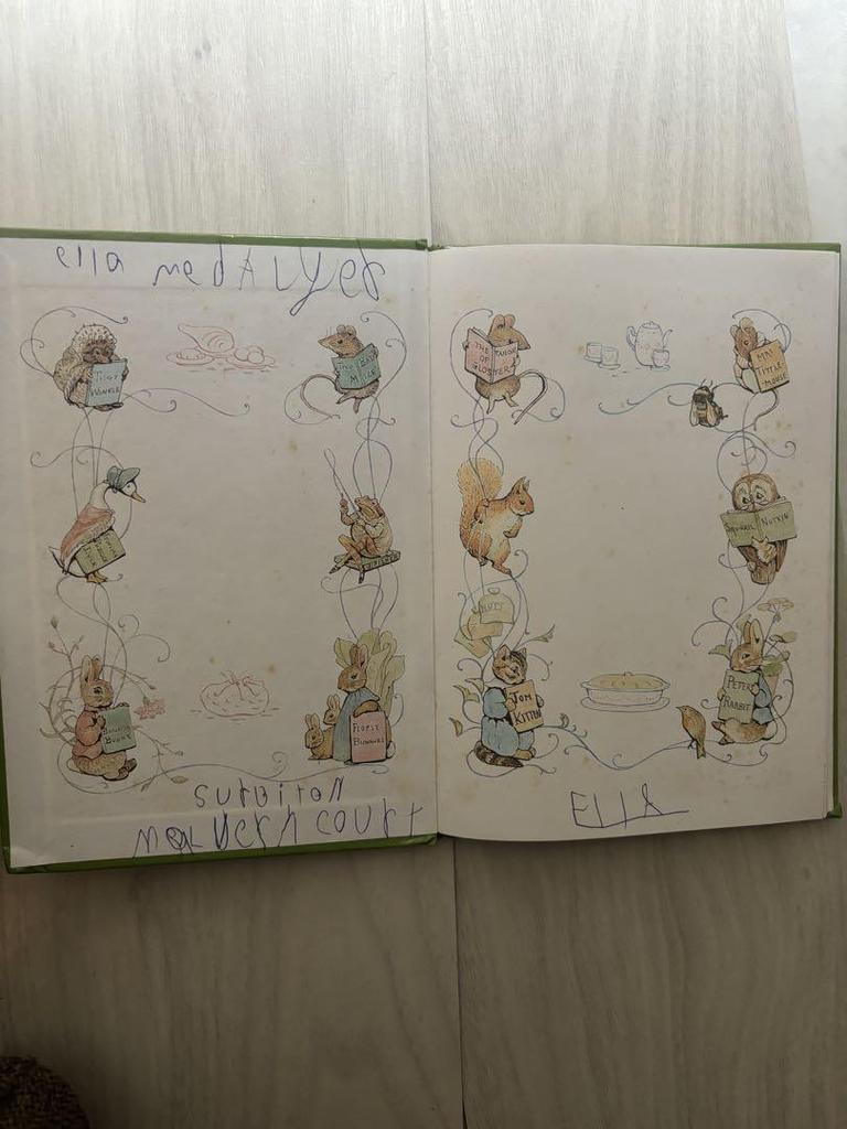 [USED] Vintage English Book Peter Rabbit Picture Book