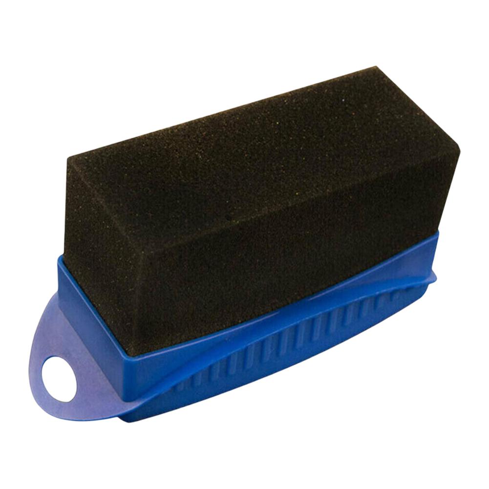 2 Stück Auto Reifen Wachsen Polieren Reinigen Wischtuch mit Bezug Autoreifen Reinigungs Schwamm Reifenwasch Wischer Wassersaug Schwamm Pad