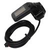 S886 LCD Display Panel Lightweight Waterproof LCD Display Panel with Thumb Throttle Headlight Connector for Electric Bicycle