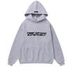3D Silicone Letter Hoodie Sweatshirt Men's Loose Streetwear Set