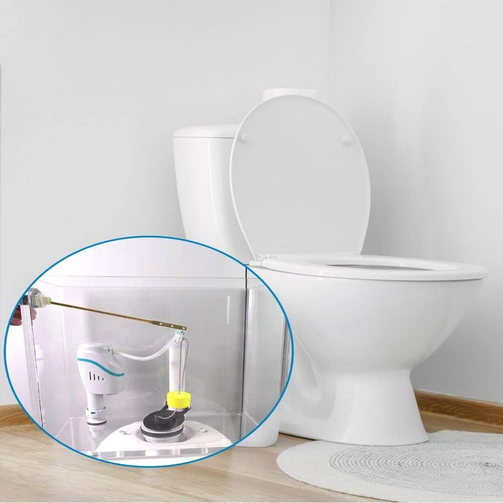 Black Toilet Flapper Replacement Kit US Standard Float Racket Cover  Vintage Toilet