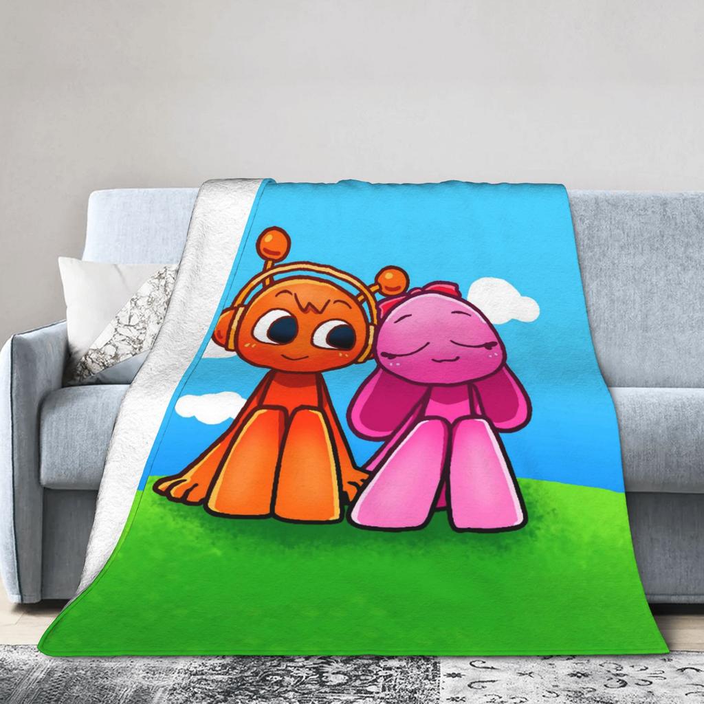 Sprunki Belzhu District Plush Blanket Girls Boys  Flannel Throw Blanket For Couch Chair Sofa Bed Warm Custom Quality Bedspread