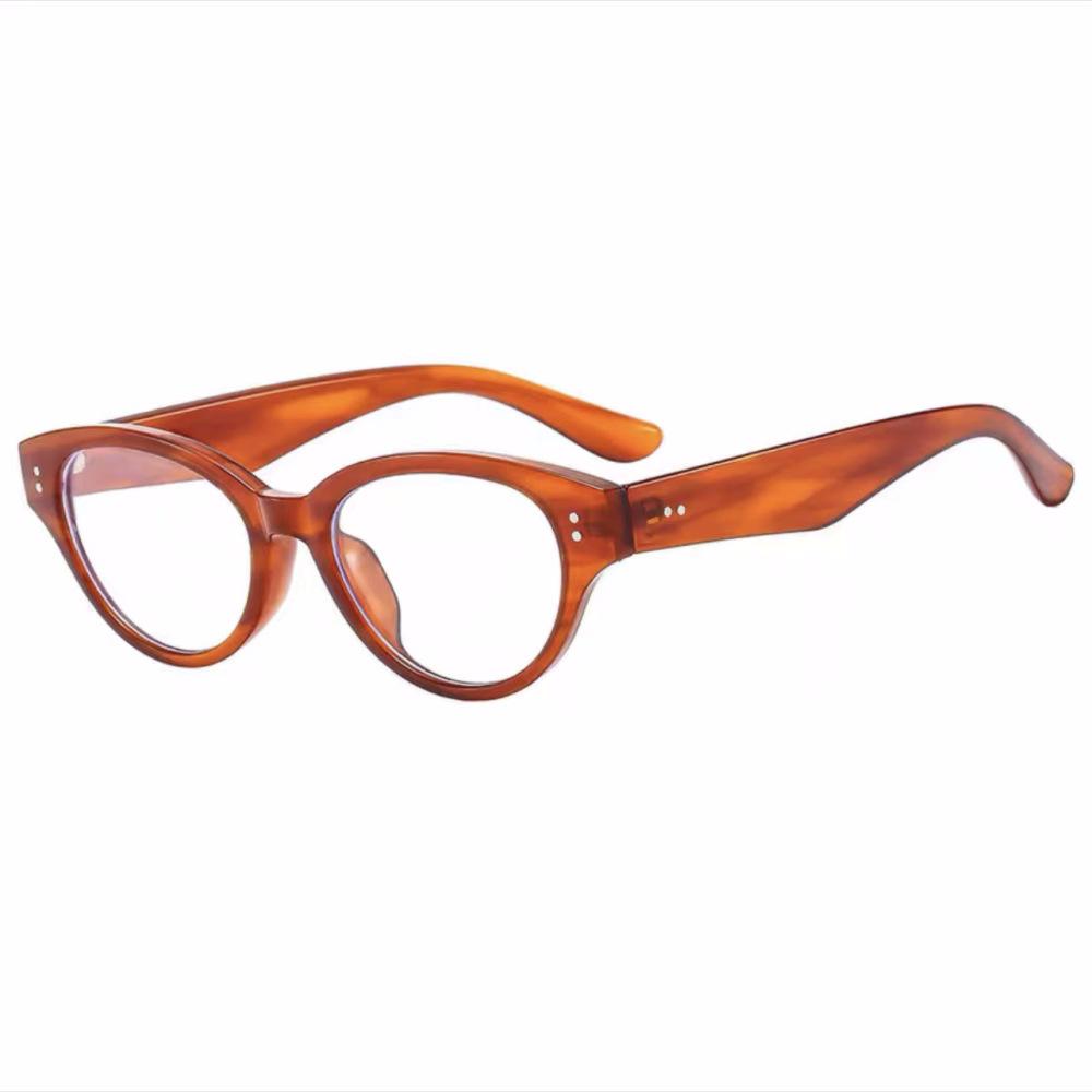 Retro Cat Eye Black Frame Glasses Female Myopia Can Be Matched With Degree Plain Face Artifact Square Round Face Advanced Sense Frame Shows Small Face