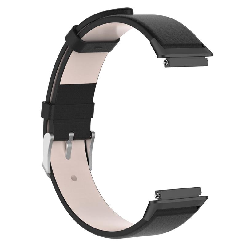 

Кожаный ремешок, мягкий ремешок для часов, совместимый для Huawei Band7 Honor Band 7, замена умного браслета чёрный