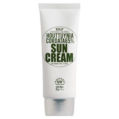 EDLP Houttuynia Cordata 65% Αντηλιακή Κρέμα SPF50+ PA+++ 50g – Ενυδατικό Μείγμα Φίλτρων UV, Ελαφρύ & Ήπιο Vegan Αντηλιακό, Κορεατικό