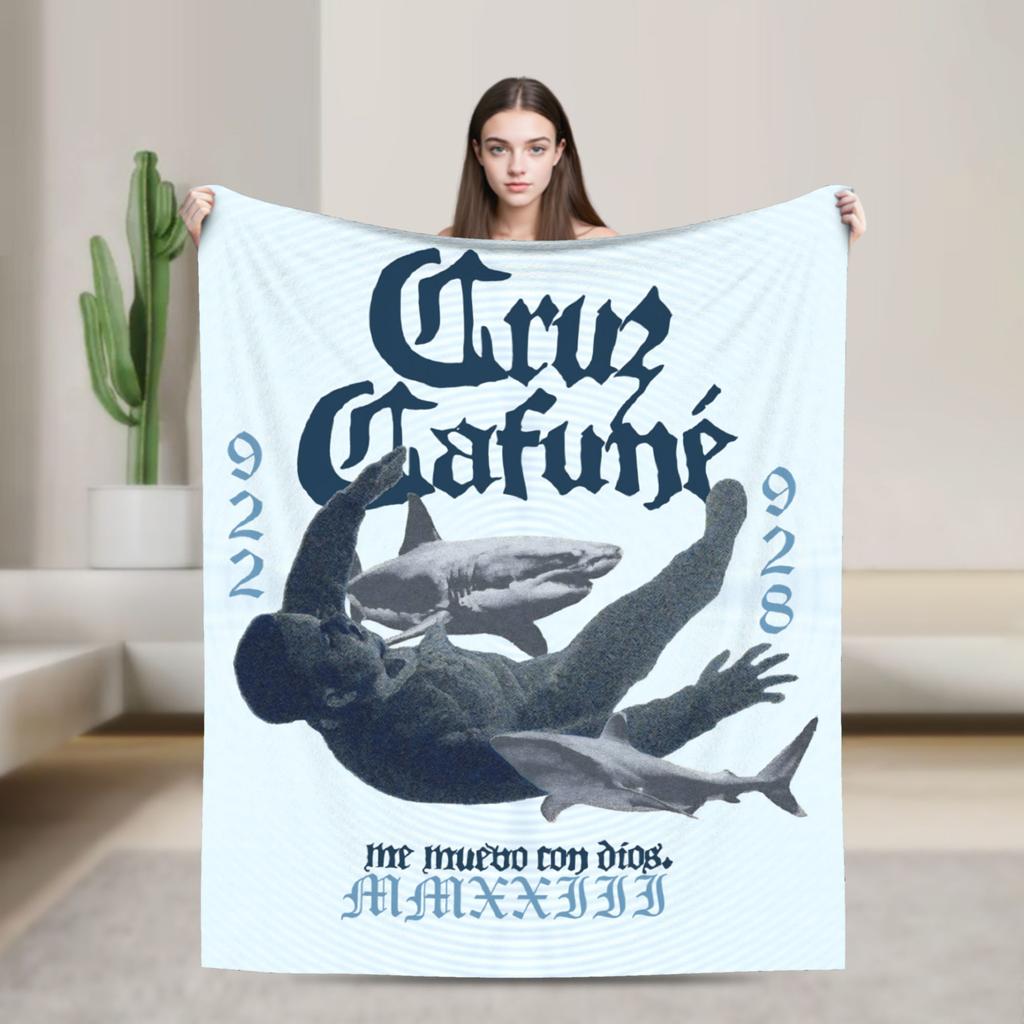 Super Soft Blanket Decorative Rapper Quevedo Music Throw Blanket Flannel Bedspread For Bedroom Funny Sofa Bed Cover