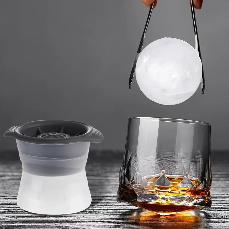 Creative Thick Crystal Whiskey Tumbler Glass Spinning Tops Design Hammer Glasses Of Wine Brandy Cup Wineglass
